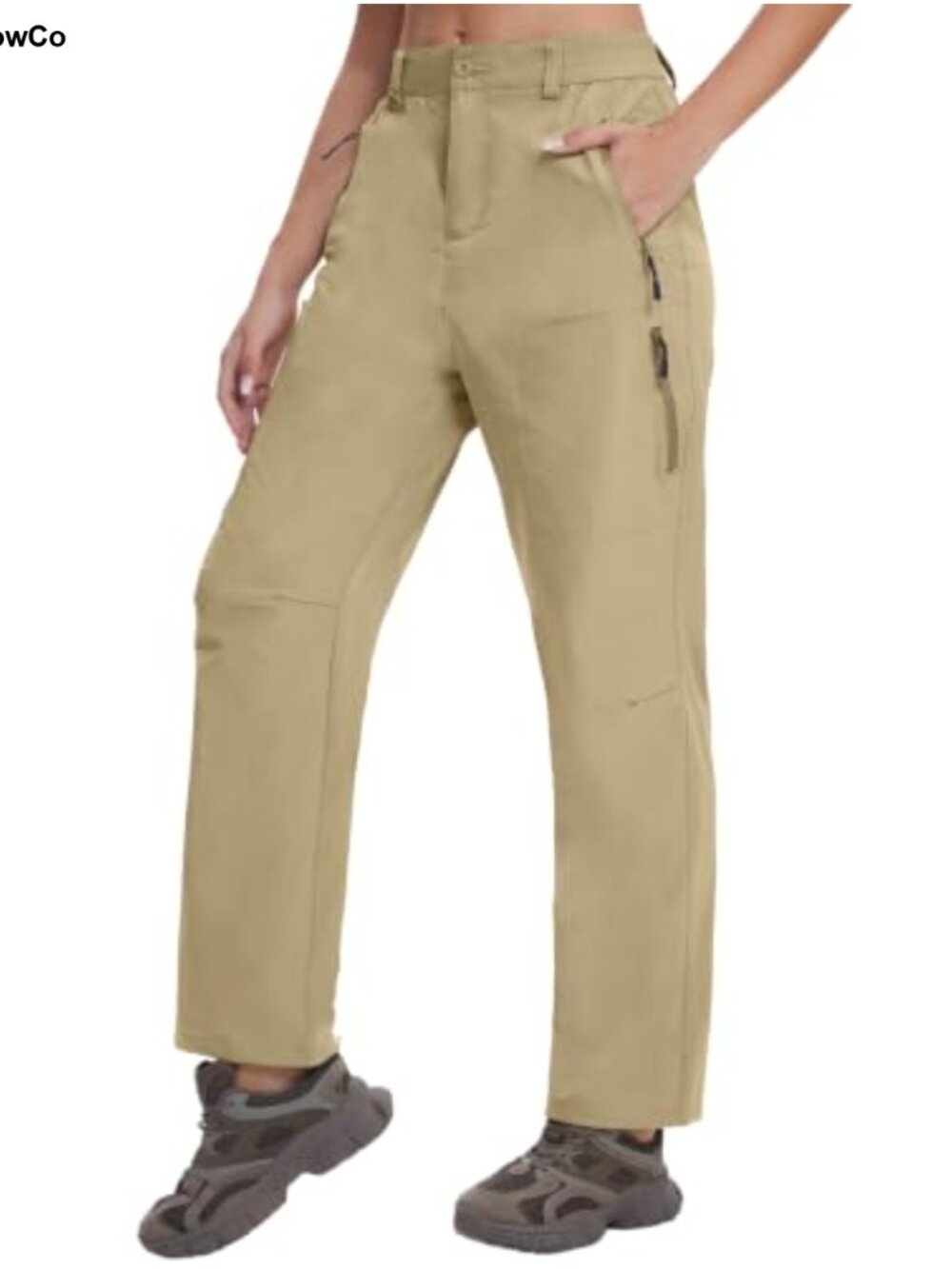 Women's Lightweight Quick Dry Cargo Hiking Pants 4 Pockets 4-Way Stretch